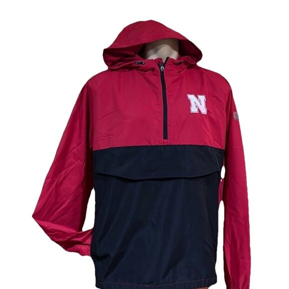 NC State Wolfpack Colosseum Long Sleeve Quarter Zip Light Jacket Mens L New - Picture 2 of 9
